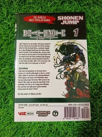 Death Note Vol. 1 by Takeshi Obata – Psychological Thriller Manga, Crime Mystery, Dark Fantasy, Japanese