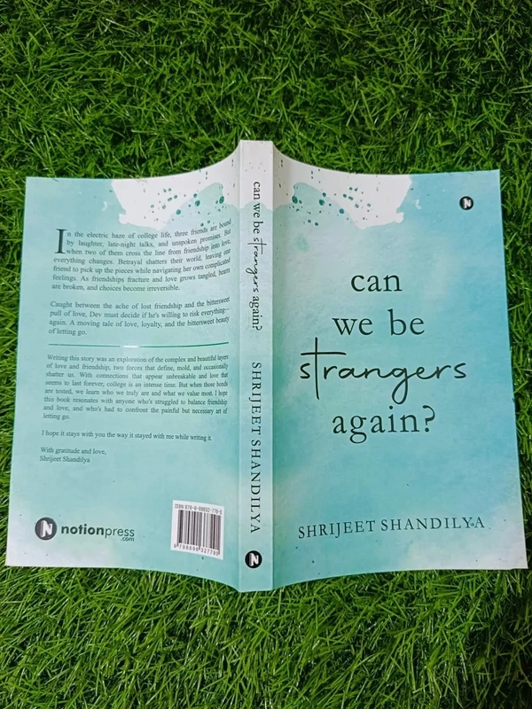 Can We Be Strangers Again by Shrijeet Shandilya – Heartfelt Relationship Fiction Novel on Love & Loss