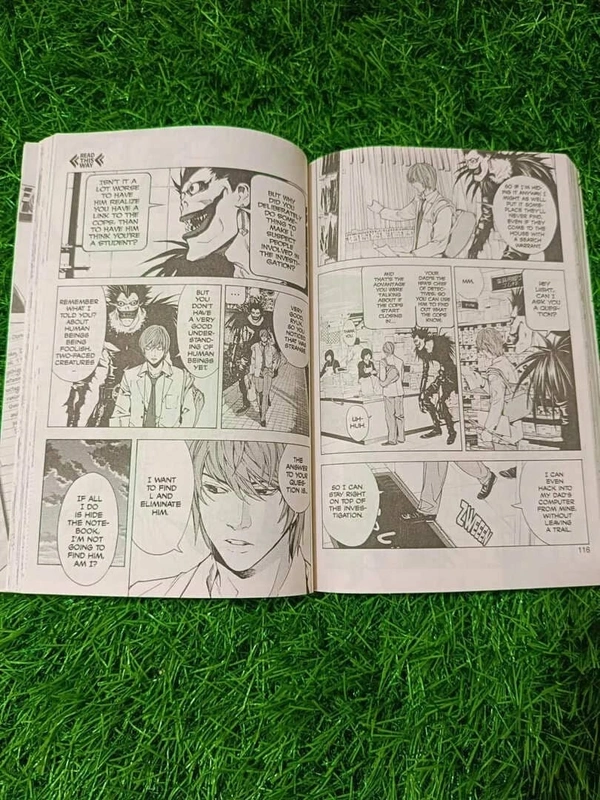 Death Note Vol. 1 by Takeshi Obata – Psychological Thriller Manga, Crime Mystery, Dark Fantasy, Japanese