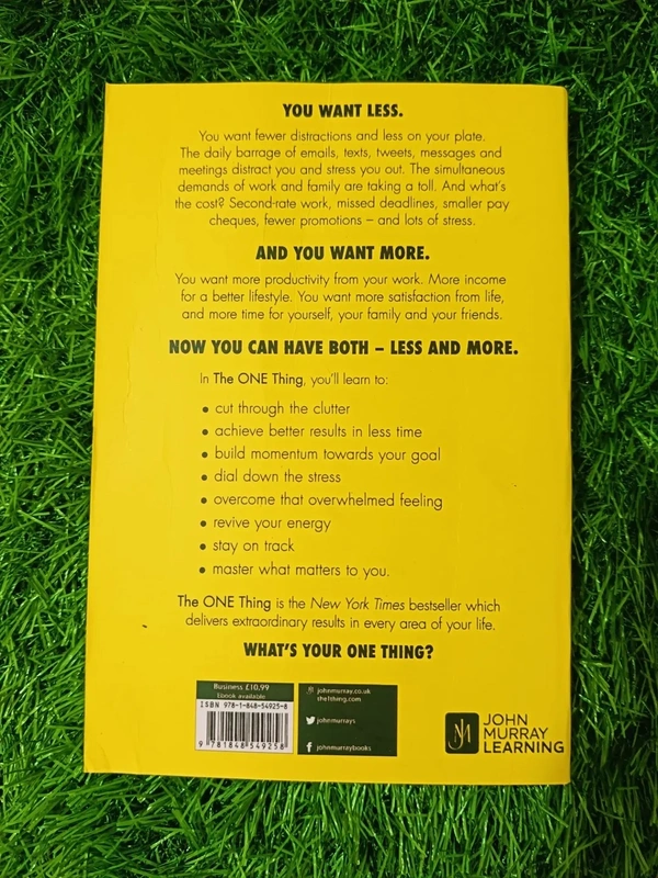 The ONE Thing by Gary Keller – Best Productivity & Success Book to Focus on What Matters Most
