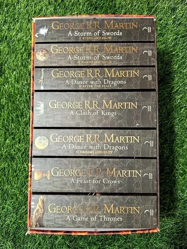 A Song of Ice and Fire Complete Boxset | Game of Thrones Full Set – All 7 Books by George R. R. Martin | Epic Fantasy Collection