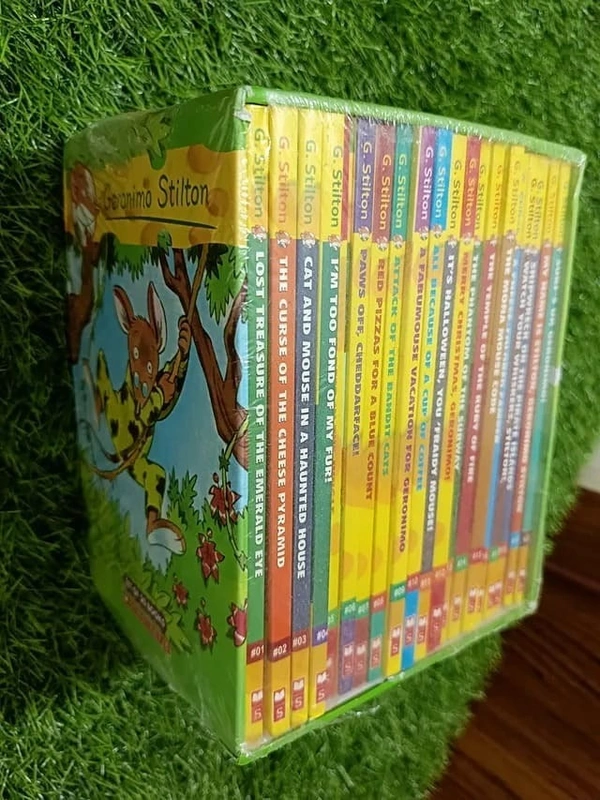 Geronimo Stilton 20 Books Box Set – Bestselling Adventure Series for Kids | Fun Learning & Reading Collection