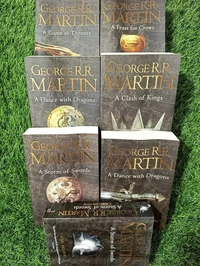 A Song of Ice and Fire Complete Boxset | Game of Thrones Full Set – All 7 Books by George R. R. Martin | Epic Fantasy Collection