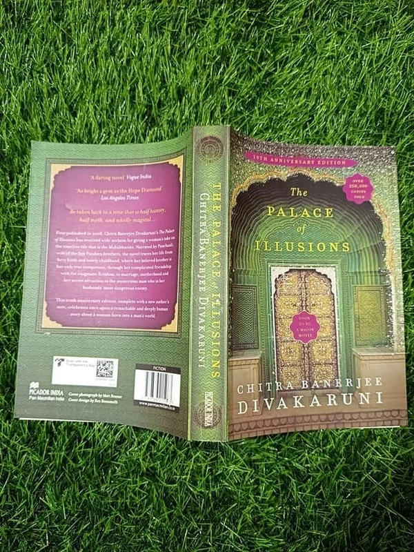 The Palace of Illusions by Chitra Banerjee Divakaruni – Mahabharata Retelling, Draupadi’s Story, Indian Mythology Novel