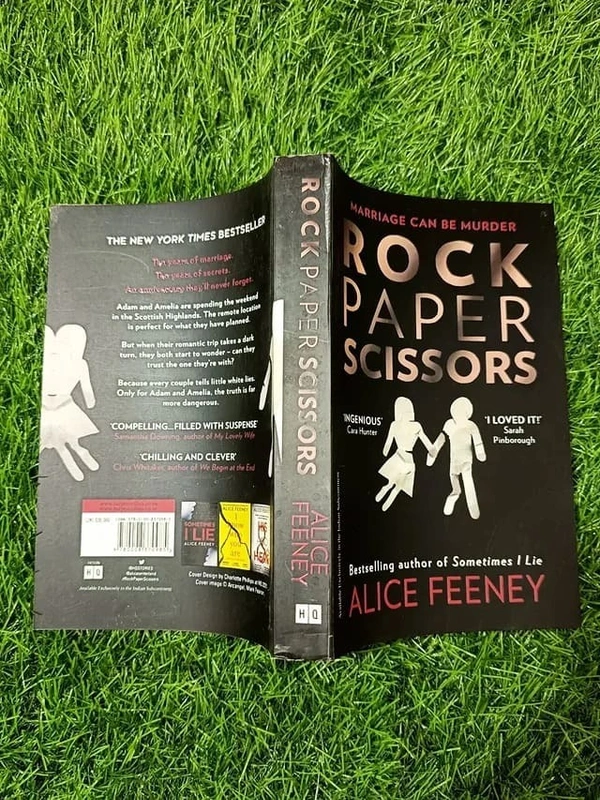 Rock Paper Scissors by Alice Feeney – Psychological Thriller, Domestic Suspense Novel, Twisted Plot, Bestseller Mystery
