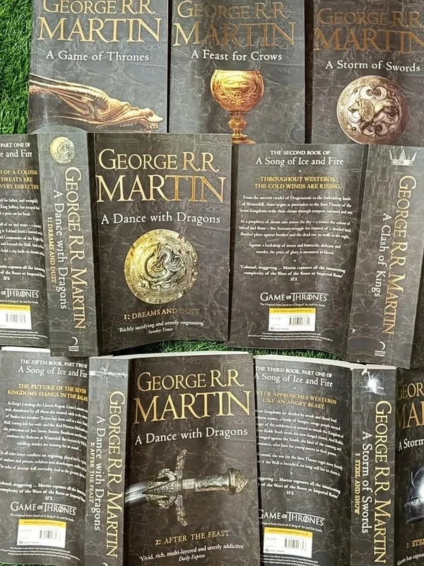 A Song of Ice and Fire Complete Boxset | Game of Thrones Full Set – All 7 Books by George R. R. Martin | Epic Fantasy Collection