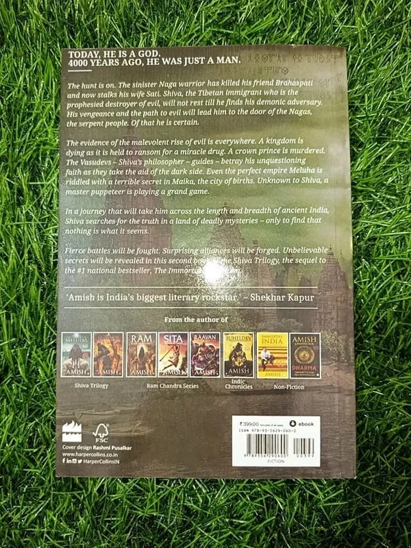 The Secret of The Nagas by Amish Tripathi – Shiva Trilogy Book 2, Indian Mythology, Epic Adventure, Fantasy Fiction