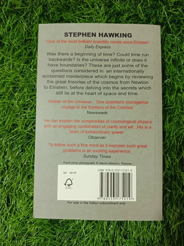A Brief History Of Time by Stephen Hawking | Astrophysics for Beginners, Universe Explained, Science Bestseller Book