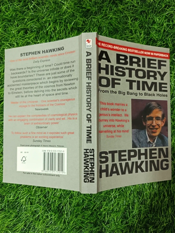 A Brief History Of Time by Stephen Hawking | Astrophysics for Beginners, Universe Explained, Science Bestseller Book