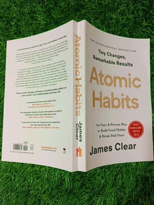 Atomic Habits by James Clear | Habit Building Book, Productivity Mastery, Personal Growth Bestseller