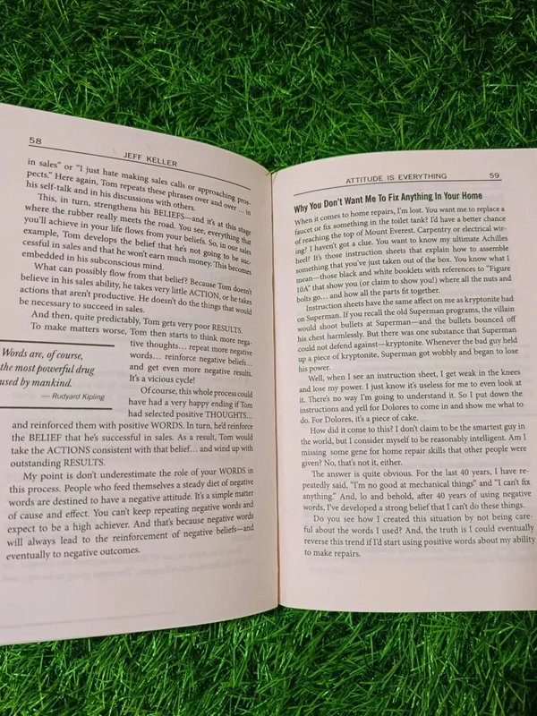 Attitude Is Everything by Jeff Keller | Positive Thinking Book, Motivational Success Guide, Self-Improvement Bestseller
