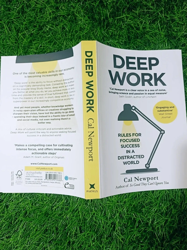 Deep Work by Cal Newport | Productivity Mastery Book, Focus & Concentration Guide, Work Success Strategies