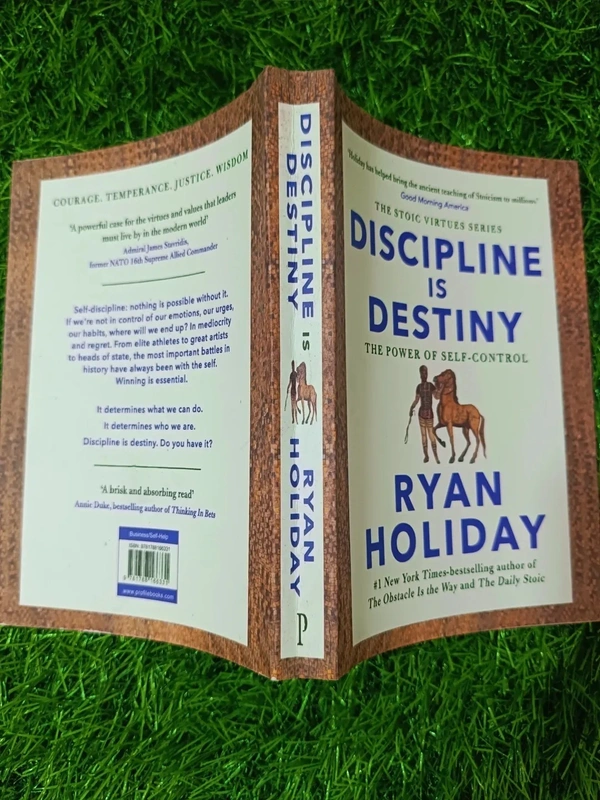 Discipline Is Destiny by Ryan Holiday | Stoic Self-Control Book, Modern Stoicism Guide, Daily Motivation Bestseller