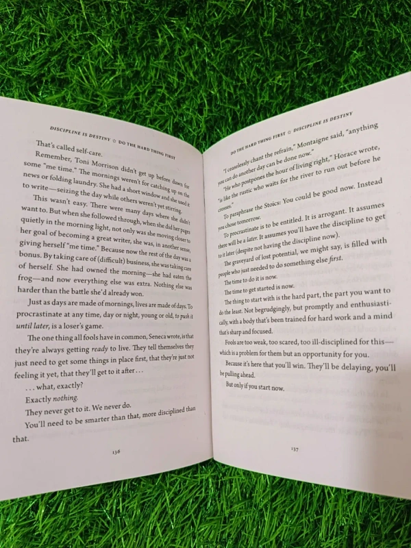 Discipline Is Destiny by Ryan Holiday | Stoic Self-Control Book, Modern Stoicism Guide, Daily Motivation Bestseller