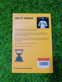 Do It Today by Darius Foroux | Anti-Procrastination Book, Productivity & Focus Guide, Self-Development Bestseller