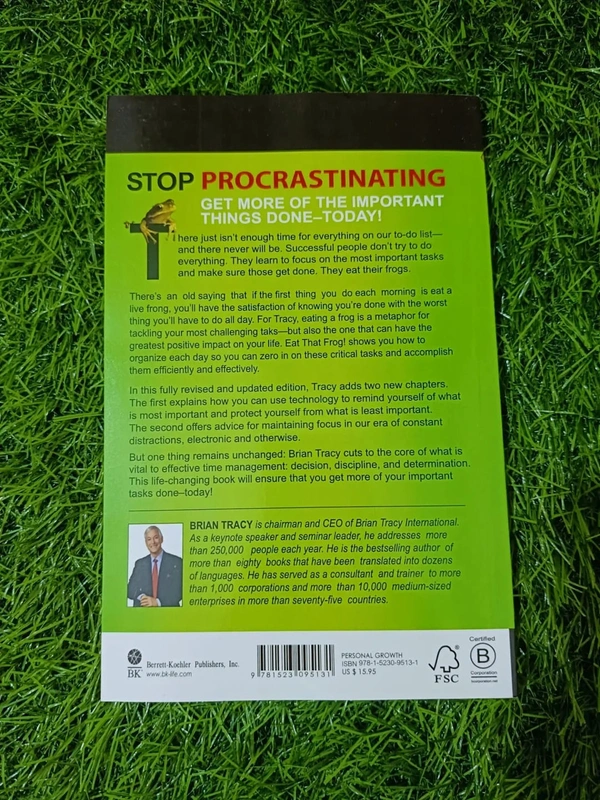 Eat That Frog by Brian Tracy | Time Management Book, Productivity Techniques, Beat Procrastination Bestseller