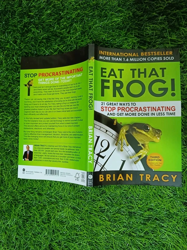 Eat That Frog by Brian Tracy | Time Management Book, Productivity Techniques, Beat Procrastination Bestseller