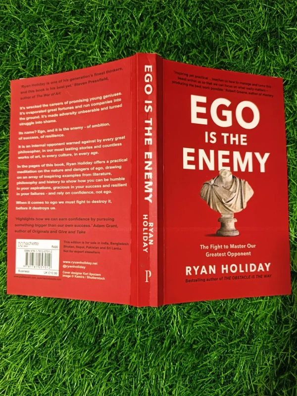 Ego is the Enemy by Ryan Holiday | Stoic Wisdom Book, Personal Growth & Self-Awareness, Life Discipline Bestseller