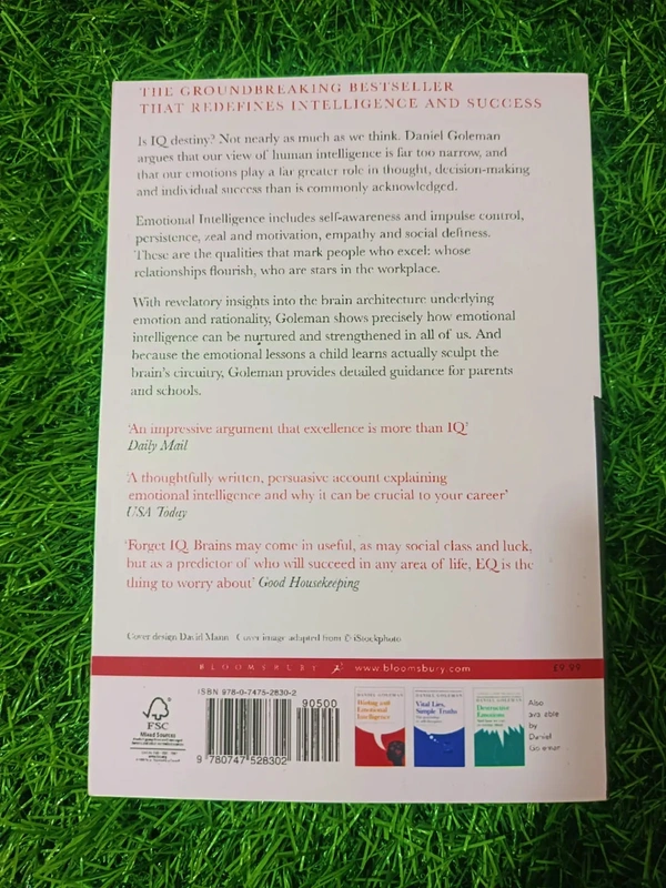 Emotional Intelligence by Daniel Goleman | EQ Development Book, Social Skills Guide, Psychology Bestseller