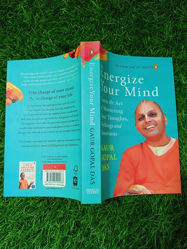 Energize Your Mind by Gaur Gopal Das | Emotional Mastery Book, Positive Mindset Guide, Spiritual Growth Bestseller