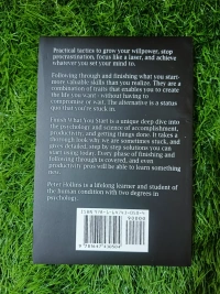Finish What You Start by Peter Hollins | Execution & Self-Discipline Book, Focus Strategy Guide, Productivity Bestseller