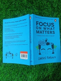 Focus on What Matters by Darius Foroux | Stoic Life Advice, Clarity & Productivity Book, Personal Growth Bestseller