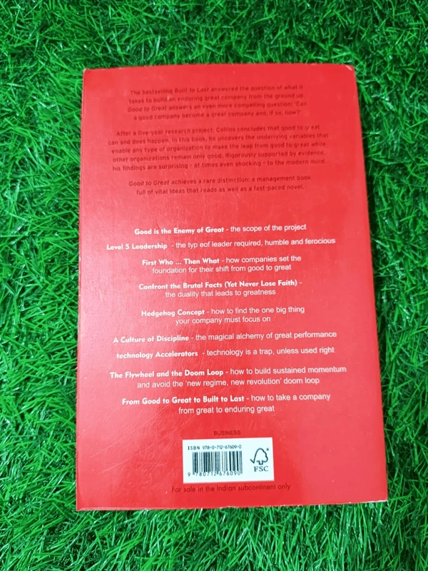 Good to Great by Jim Collins | Business Leadership Book, Company Growth Strategy, Top Management Bestseller