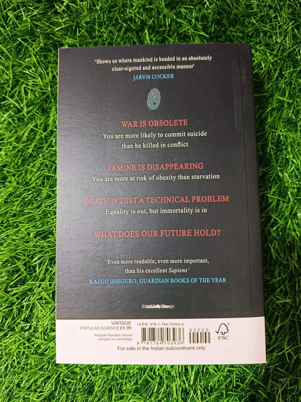 Homo Deus by Yuval Noah Harari | Future Predictions Book, AI & Technology Impact, Global Bestseller in Non-Fiction