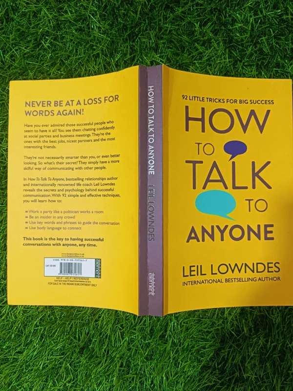 How to Talk to Anyone by Leil Lowndes | Social Skills Book, Communication Confidence Guide, Relationship Building Bestseller