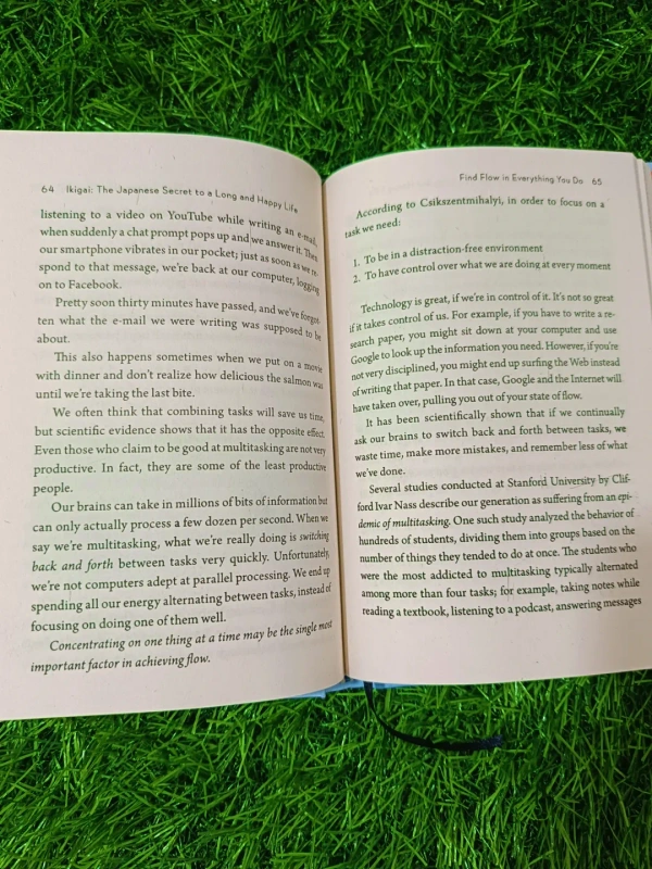 Ikigai: The Japanese Secret to a Long and Happy Life by Hector Garcia & Francesc Miralles (Hardcover) | Japanese Philosophy Book, Life Purpose Guide, International Bestseller