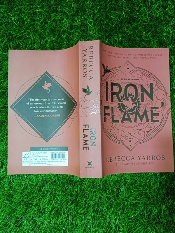 Iron Flame By Rebecca Yarros | The Empyrean Series | Book 2 | Dragon Fantasy Series, Romantic Fantasy, BookTok Sensation