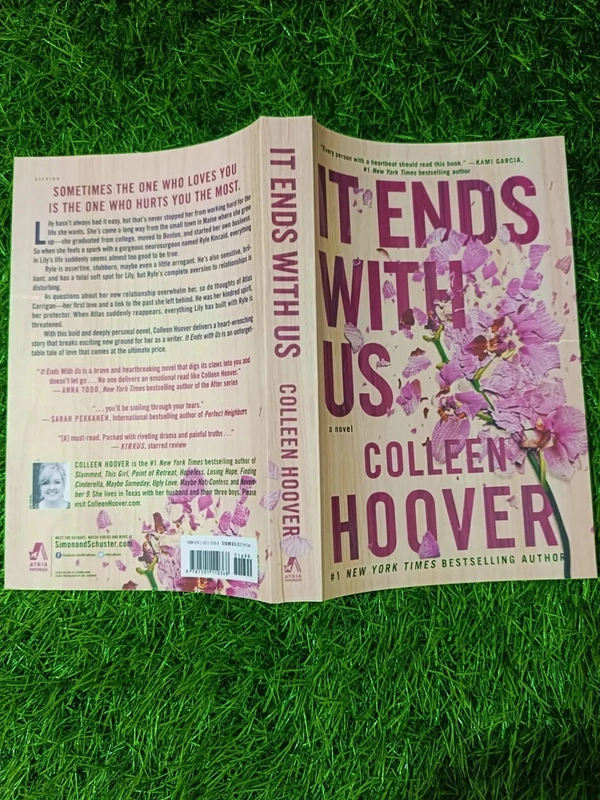 It Ends with Us By Colleen Hoover | Bestselling Romance Novel, Love Story Book, Emotional Fiction, TikTok Trending Book, Colleen Hoover Bestseller