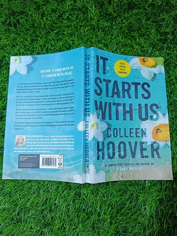 It Starts with Us By Colleen Hoover | Sequel to It Ends with Us, Romantic Fiction Book, Must-Read Love Story, Popular Book by Colleen Hoover