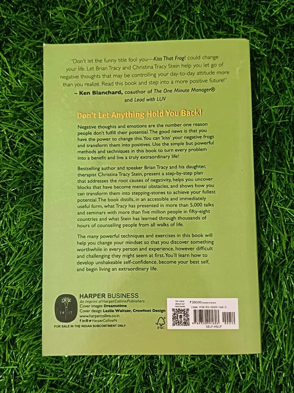 Kiss That Frog! by Brian Tracy & Christina Tracy Stein | Positive Thinking Book, Transform Negative Thoughts, Success Mindset Guide