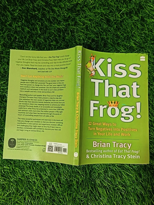Kiss That Frog! by Brian Tracy & Christina Tracy Stein | Positive Thinking Book, Transform Negative Thoughts, Success Mindset Guide