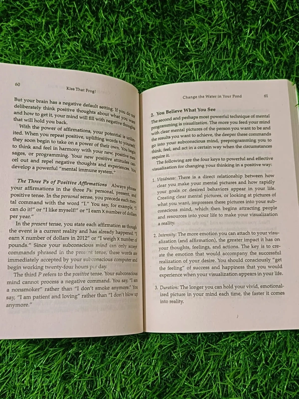 Kiss That Frog! by Brian Tracy & Christina Tracy Stein | Positive Thinking Book, Transform Negative Thoughts, Success Mindset Guide