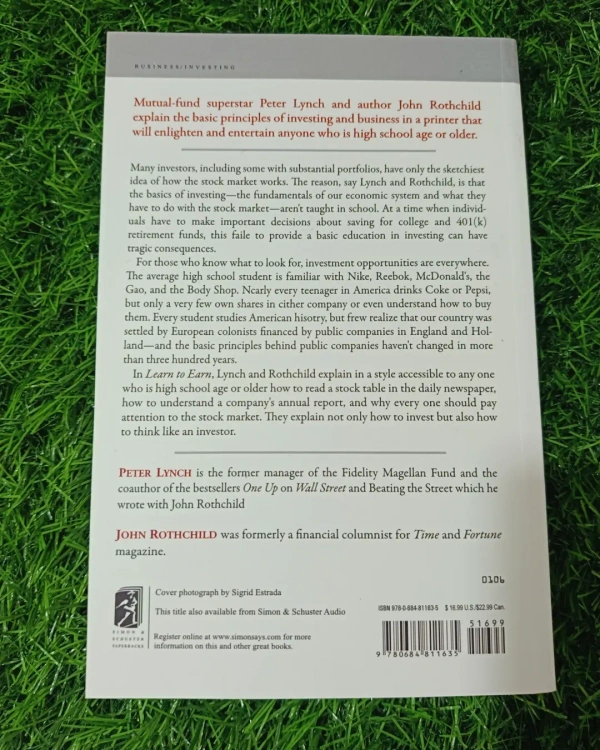 Learn to Earn by Peter Lynch | Beginners Finance Book, Investing Basics, Stock Market for Students & Young Adults