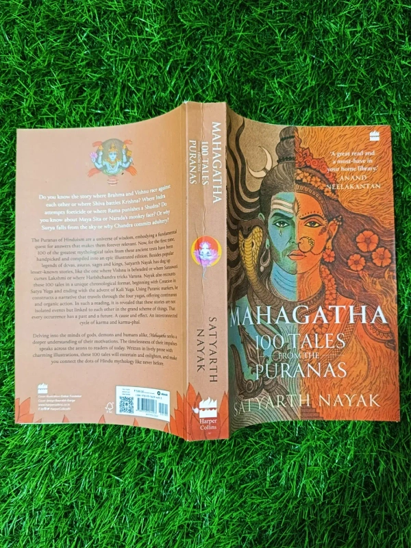 Mahagatha - 100 Tales from the Puranas by Satyarth Nayak | Hindu Mythology Book, Puranic Stories Collection, Spiritual Bestseller