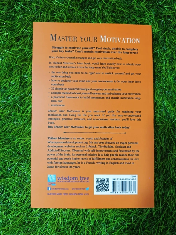 Master Your Motivation by Thibaut Meurisse | Daily Motivation Book, Productivity & Focus Guide, Self-Discipline Bestseller