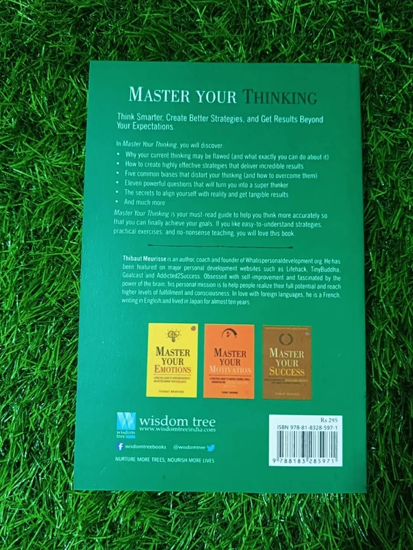 Master Your Thinking by Thibaut Meurisse | Practical Thinking Guide, Mental Clarity Book, Decision Making Mastery