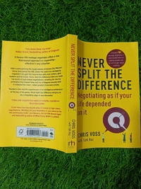 Never Split the Difference by Chris Voss & Tahl Raz | Negotiation Skills Book, FBI Techniques Guide, Business Communication Bestseller
