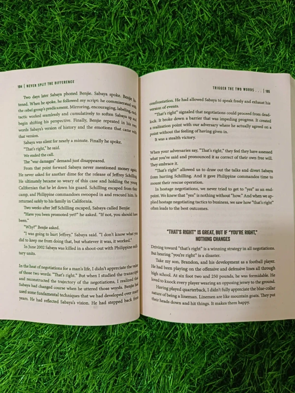 Never Split the Difference by Chris Voss & Tahl Raz | Negotiation Skills Book, FBI Techniques Guide, Business Communication Bestseller