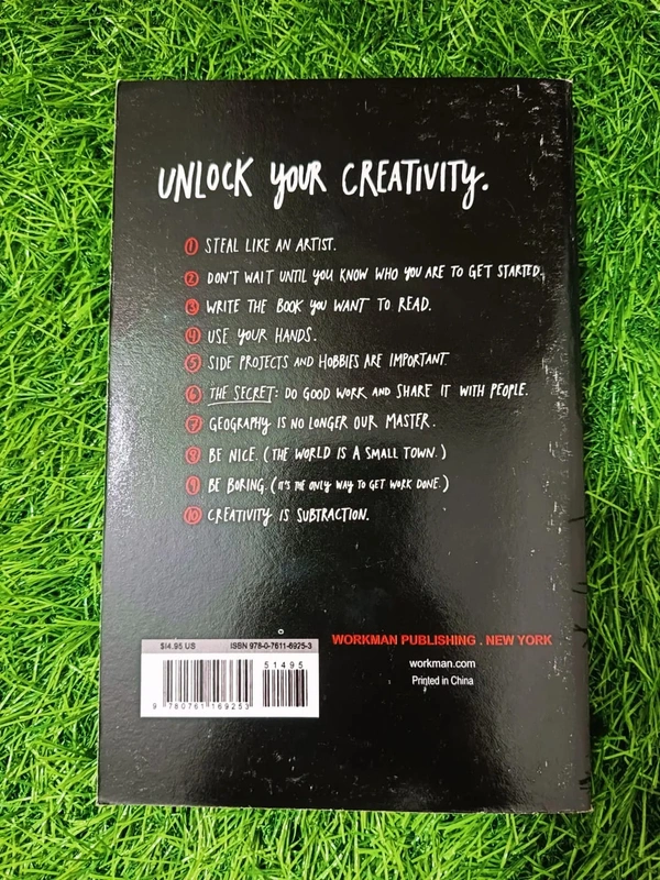 Steal Like an Artist by Austin Kleon | Creative Thinking Book, Inspiration for Artists, Creativity Bestseller