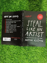 Steal Like an Artist by Austin Kleon | Creative Thinking Book, Inspiration for Artists, Creativity Bestseller