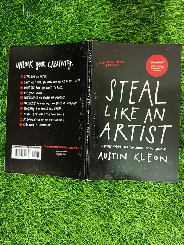 Steal Like an Artist by Austin Kleon | Creative Thinking Book, Inspiration for Artists, Creativity Bestseller