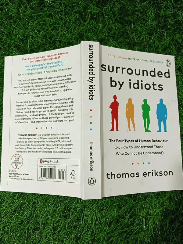 Surrounded by Idiots by Thomas Erikson | Behavioral Psychology, Personality Types Book, Communication Skills Bestseller