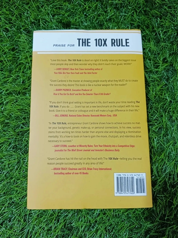 The 10X Rule by Grant Cardone | High Performance Business Book, Massive Action Strategy, Productivity & Growth Bestseller