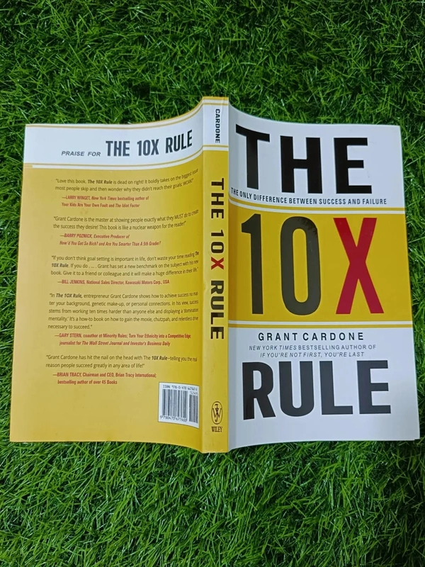 The 10X Rule by Grant Cardone | High Performance Business Book, Massive Action Strategy, Productivity & Growth Bestseller