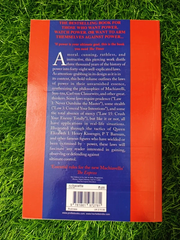 The 48 Laws of Power by Robert Greene | Power Dynamics Book, Manipulation & Influence Guide, Bestseller for Leaders
