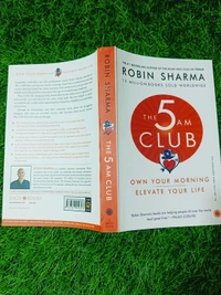 The 5 AM Club by Robin Sharma | Morning Routine Book, Productivity & Motivation Bestseller, Own Your Day Mindset